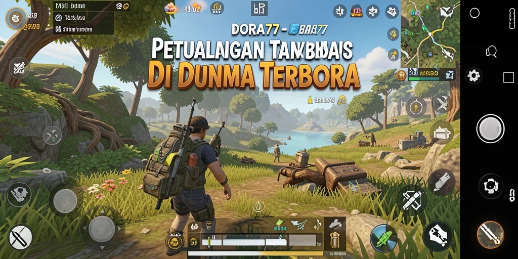 Gameplay DORA77 yang mengasyikkan di dunia terbuka.
