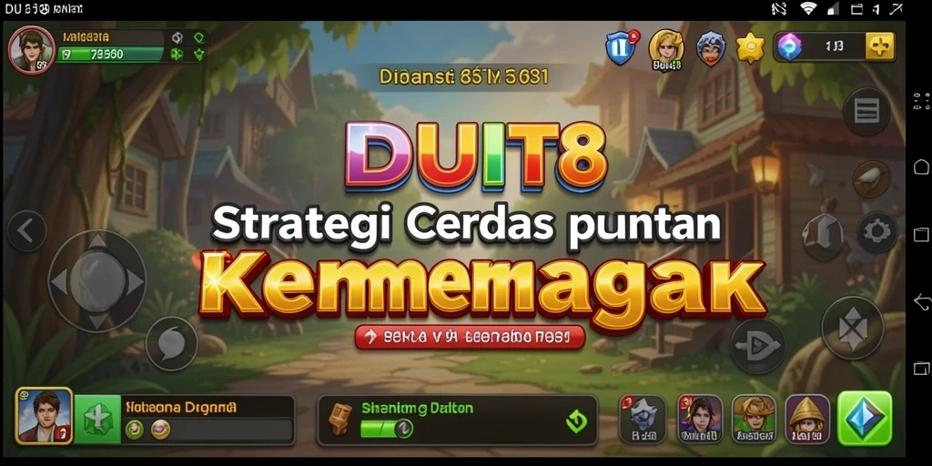 Gameplay DUIT8 yang penuh strategi dan tantangan.