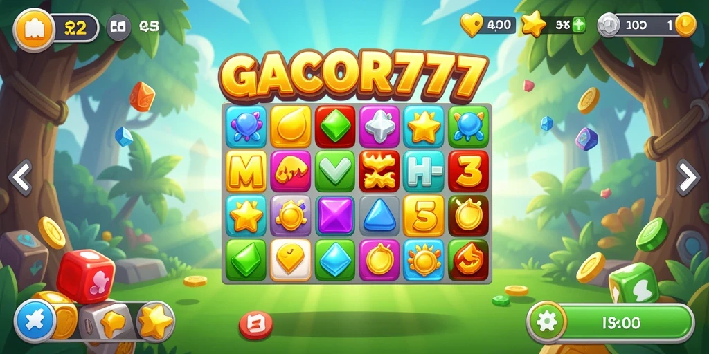 Tampilan menarik dari gameplay GACOR777 yang penuh warna.