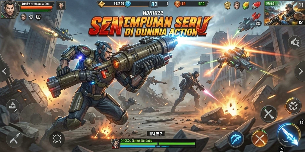 Screenshot dari gameplay menegangkan di IN22.