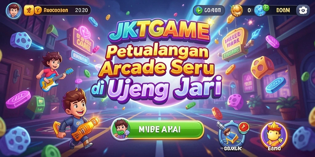 Tampilan gameplay seru dari JKTGAME di layar ponsel.